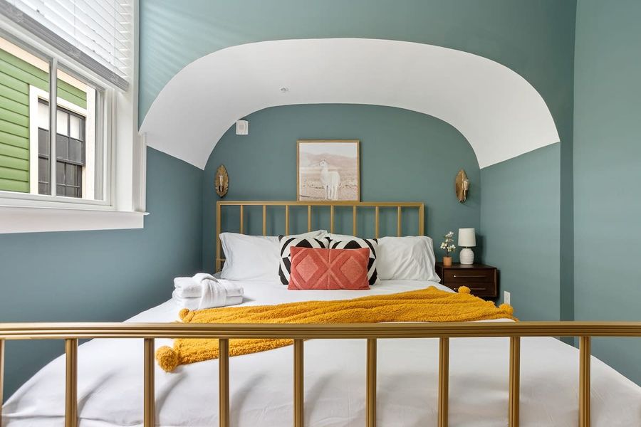 King bedroom #1 with en-suite bathroom! 