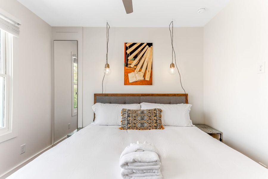 Bedroom #2 with a King Bed and Smart TV