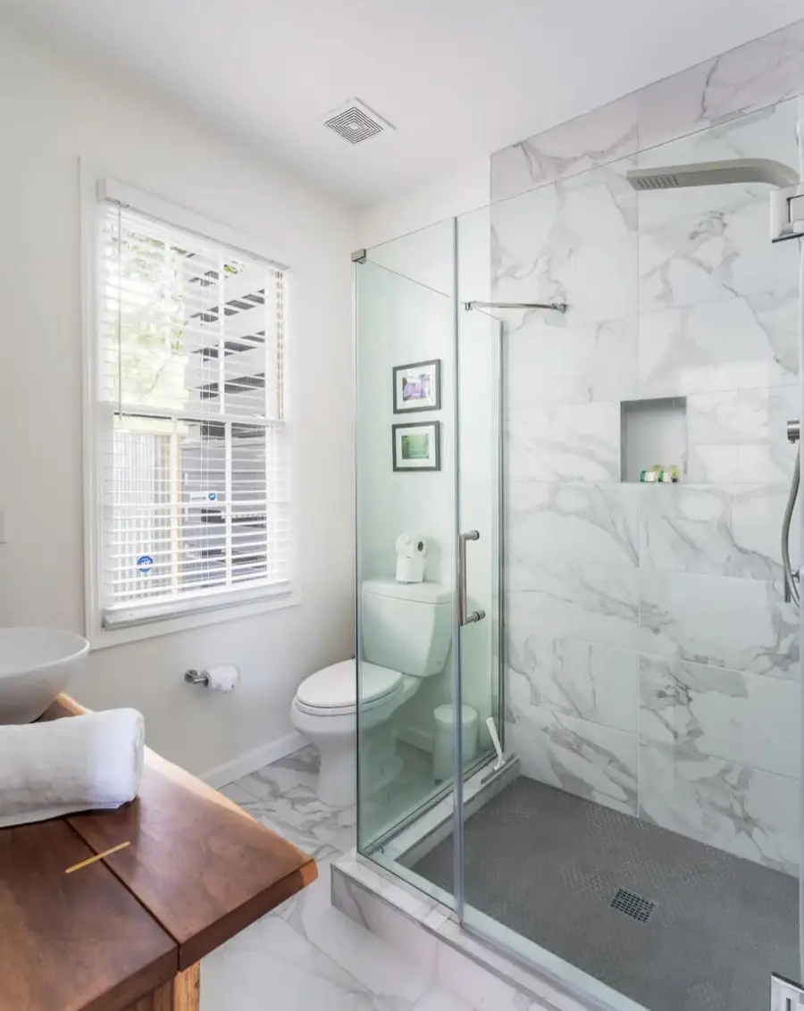 Bathroom #1 with a walk-in shower!