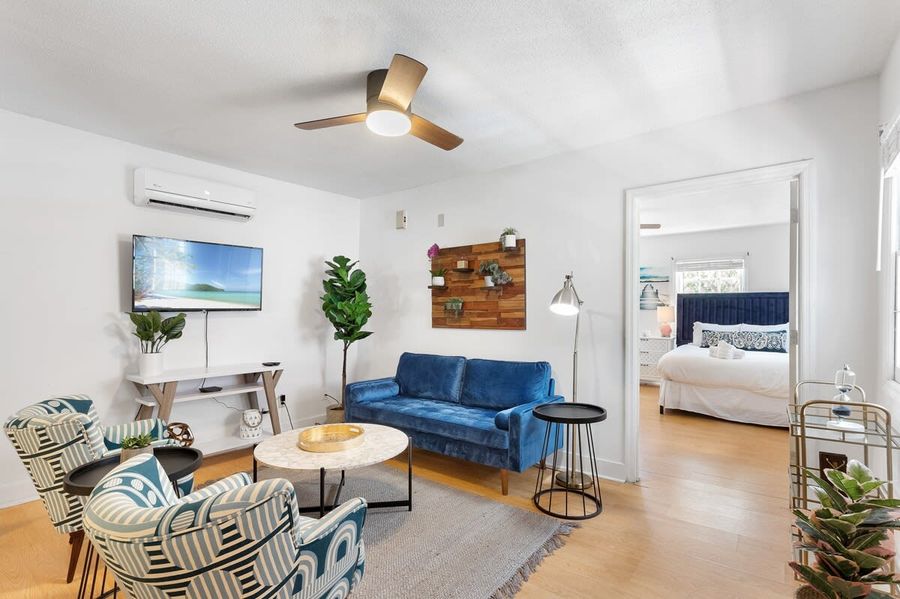 Beautifully arranged living room