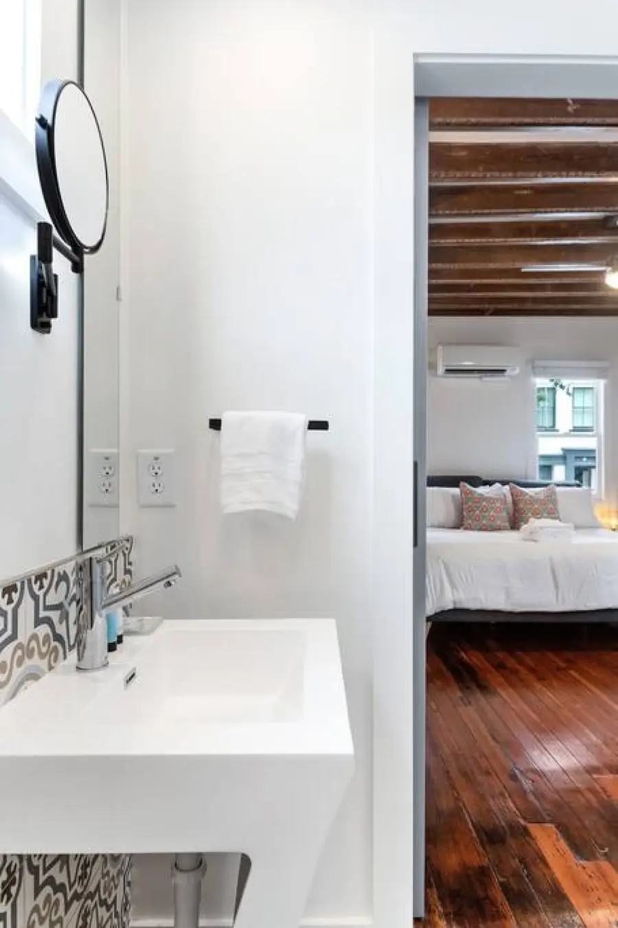 Bathroom #1 with a walk-in shower