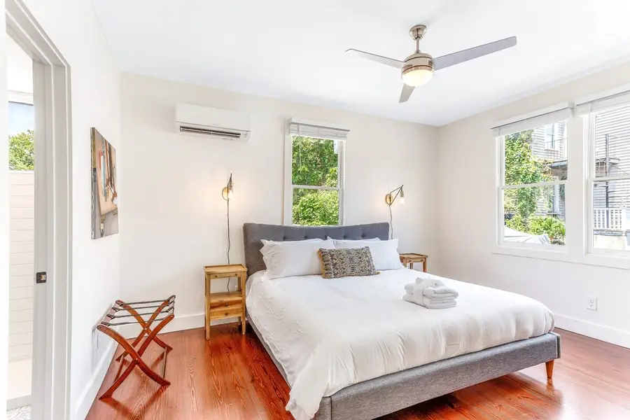 Bedroom #3 with a King bed, ensuite bathroom and Smart TV