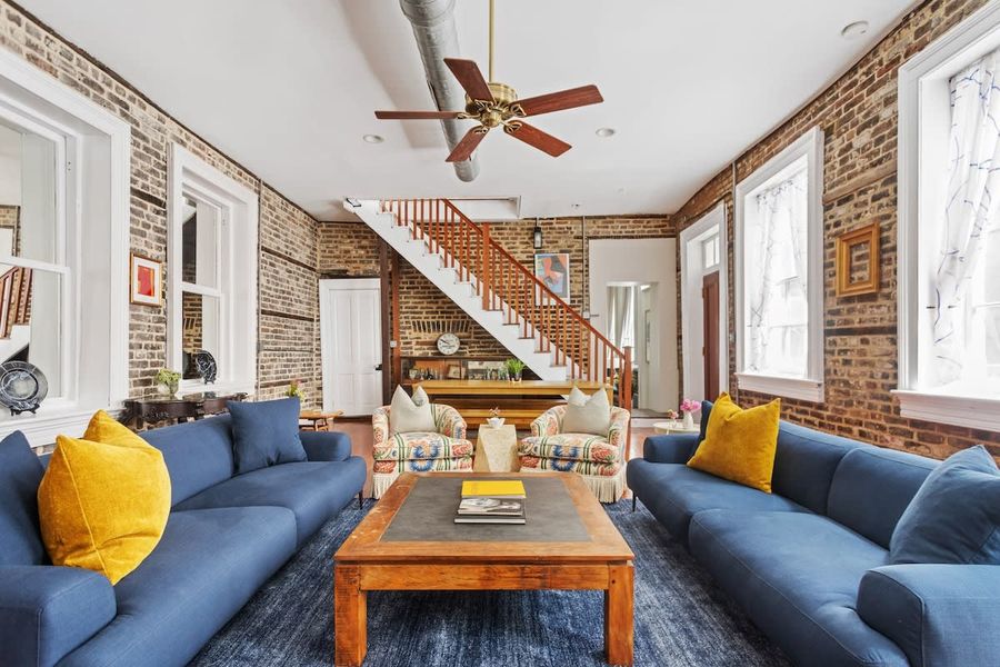 Spacious living room with seating for your entire group