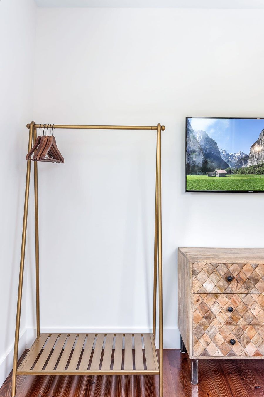 Hanging Space for Your Belongings!