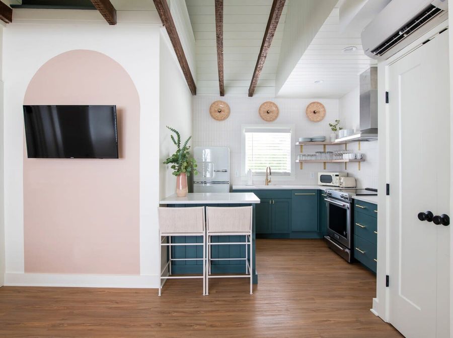 Fully stocked kitchen