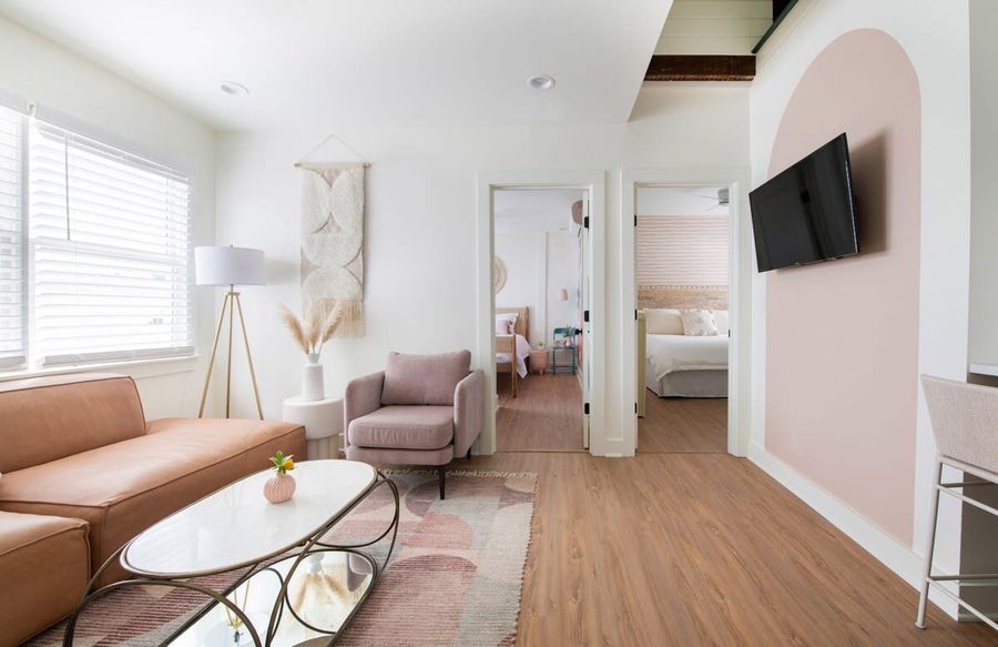 Spacious living room for you and your guests