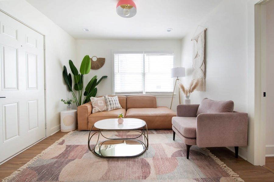 Spacious living room for you and your guests