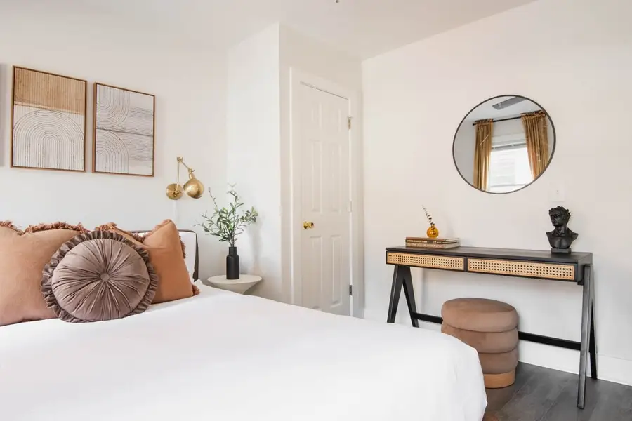 Bedroom 3: Queen Bed  + Ceiling Fan + Work Desk