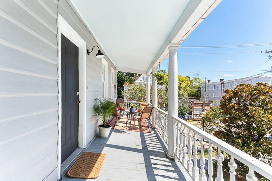 Massive upstairs balcony with seating, we look forward to hosting you soon!