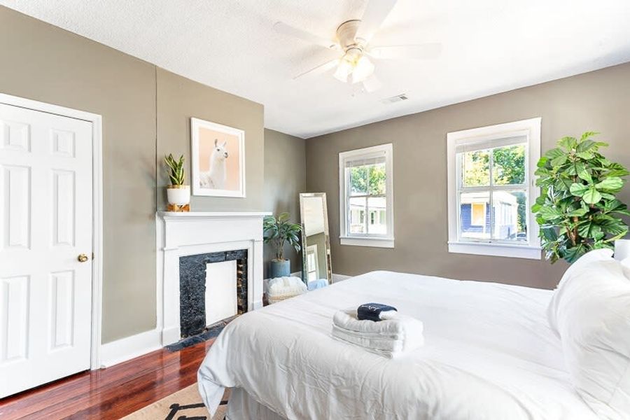 Bedroom #1 with a King bed