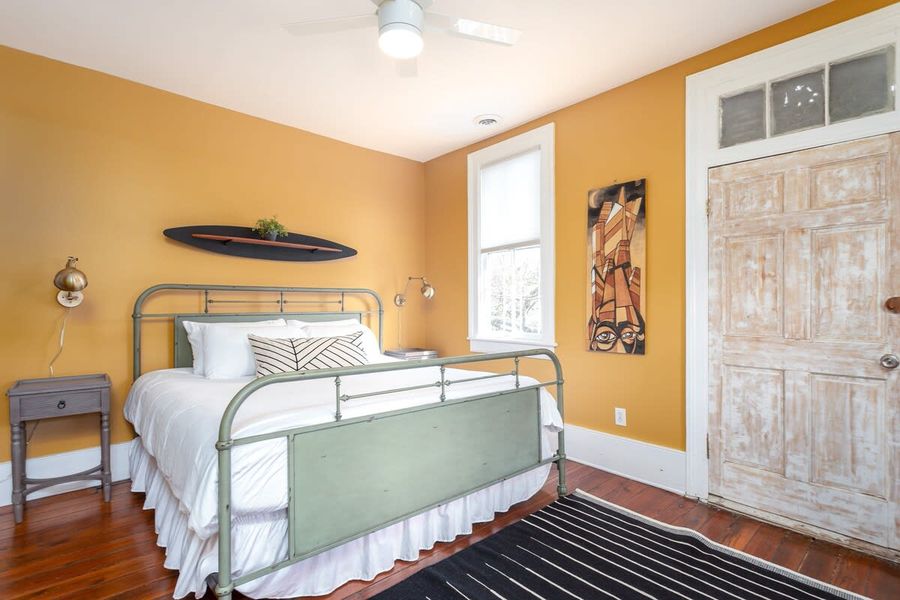 King Bedroom plus additional air mattress for extra sleeping space