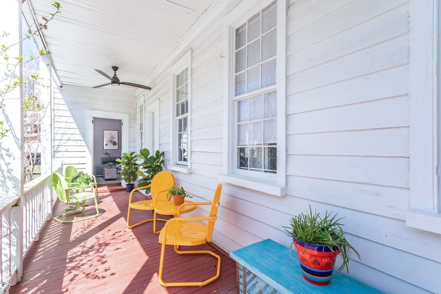 Private porch for your enjoyment (Unit A)
