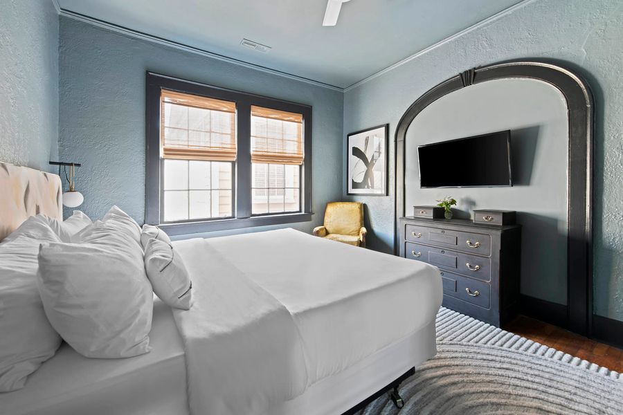 Bedroom #2: King Bed + TV