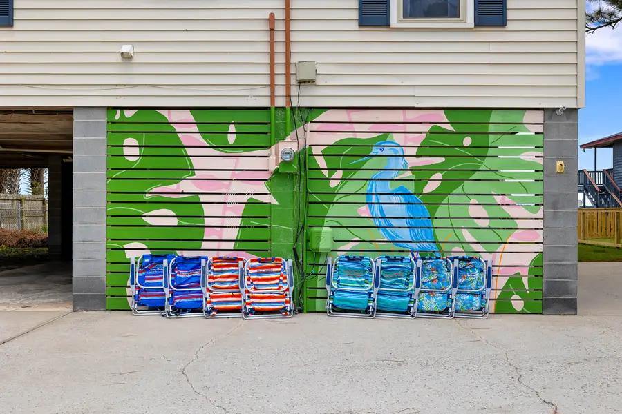Eight beach chairs for your use!