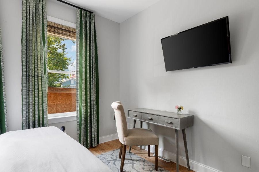 Bedroom 1: Queen Bed with TV + En Suite Bath!