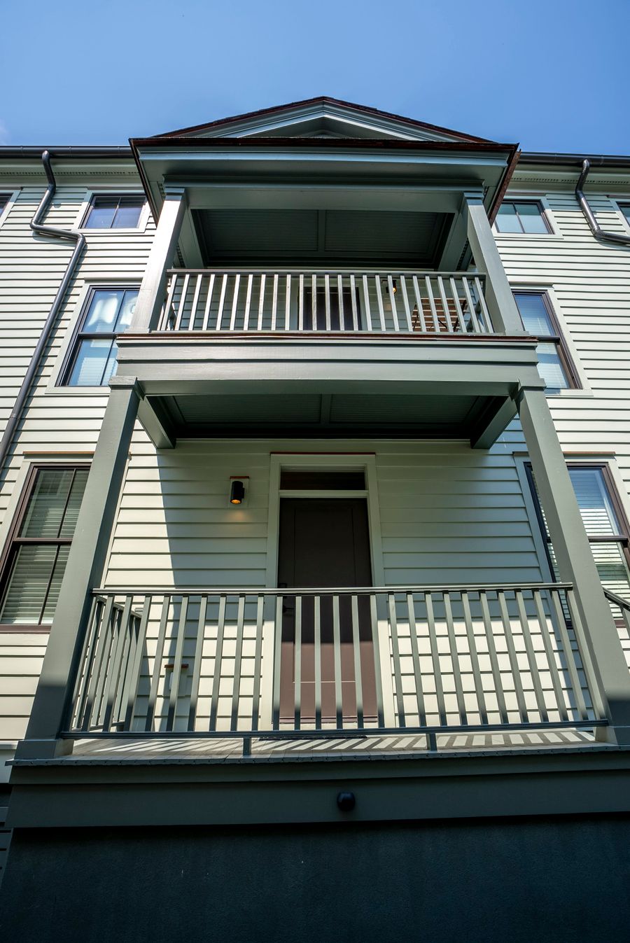 Two outdoor balconies with seating for your group!