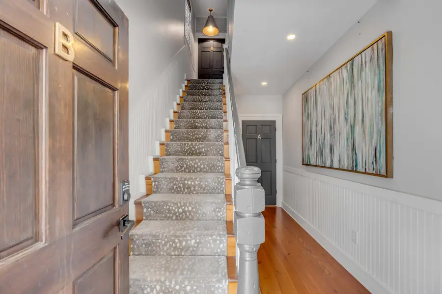 Stairs to unit B!