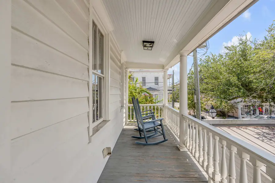 Side porch accessible with 2 rocking chairs!