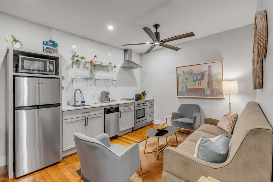 Spacious kitchen equipped with everything you'll need for a basic meal