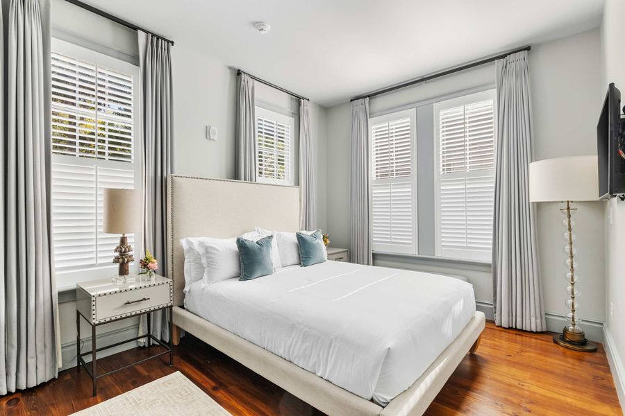Bedroom 1 with queen bed 
