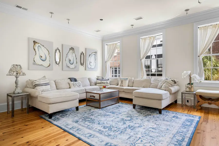 Professionally designed living room space with a Smart TV