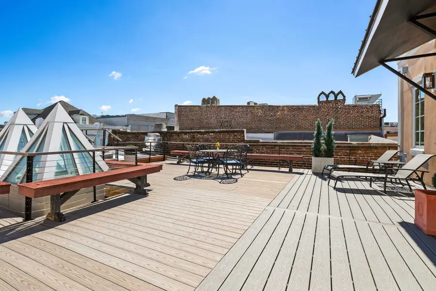 Private rooftop with outdoor seating