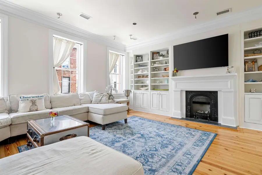 Professionally designed living room space with a Smart TV
