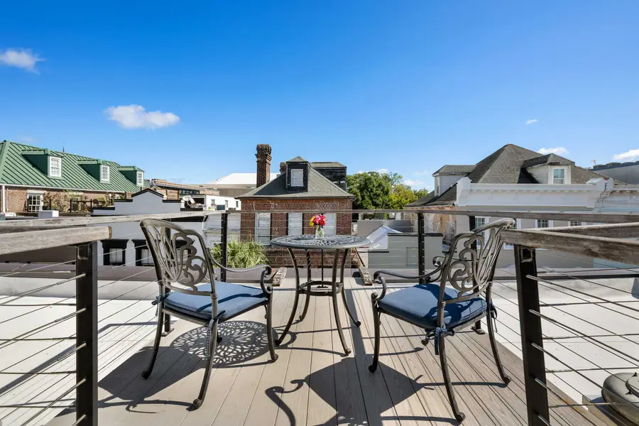 Private rooftop with outdoor seating