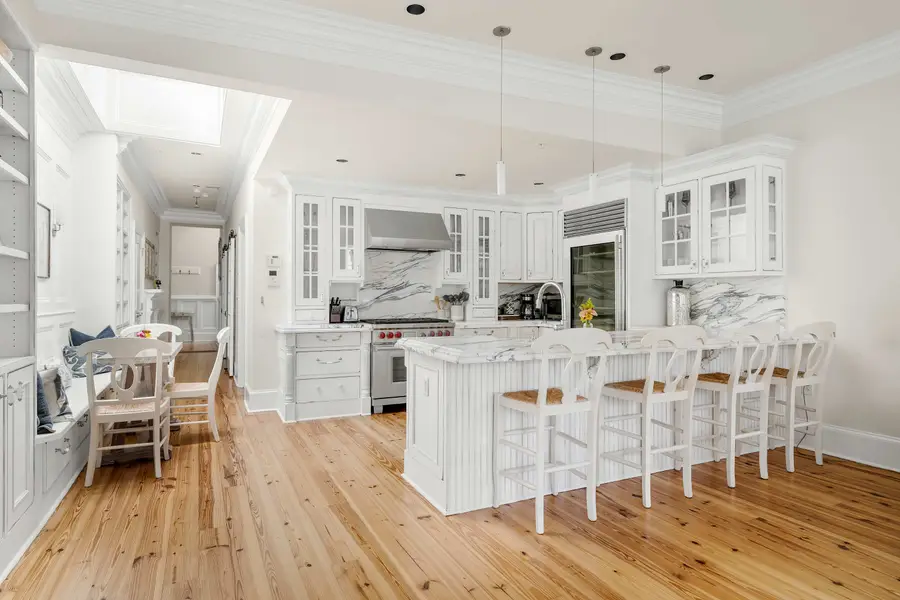 Fully stocked kitchen with brand new appliances 