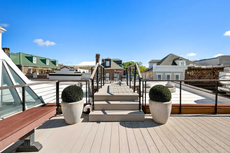 Private rooftop with outdoor seating