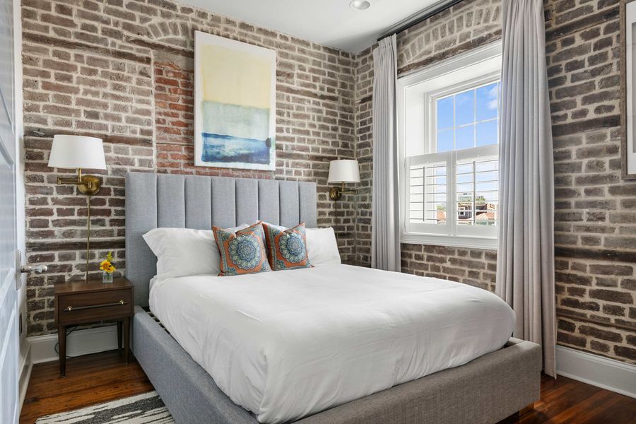 Bedroom #2: Queen Bed + TV