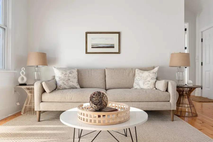 Spacious living room with seating for your entire group