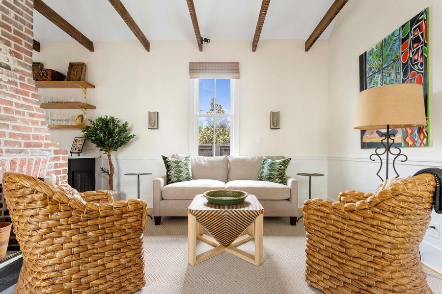 Spacious living room with seating for your entire group