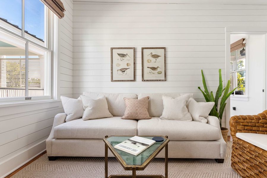 Second floor living room allows for plenty of relaxation space for your group!