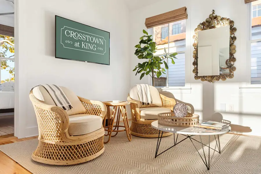 Spacious living room with seating for your entire group
