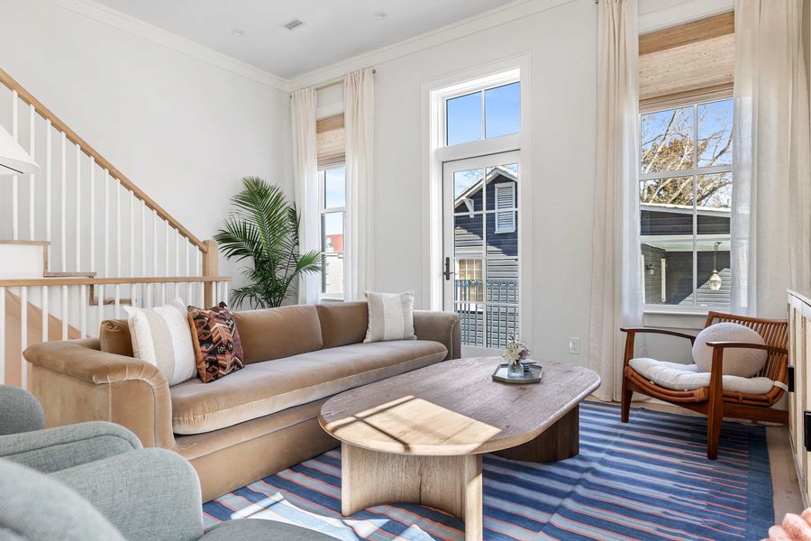 Spacious living room with seating for your entire group!