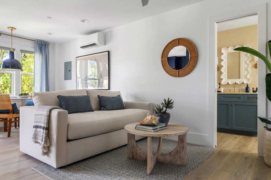 This living room allow plenty of relaxation for your group!
