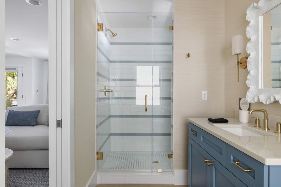 Full Bathroom with walk-in shower!