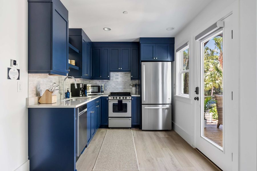 Fully equipped kitchen with everything you need to cook a meal!