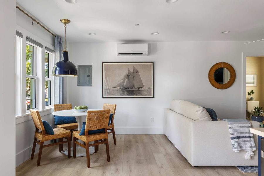 Dining seating for 4 guests!