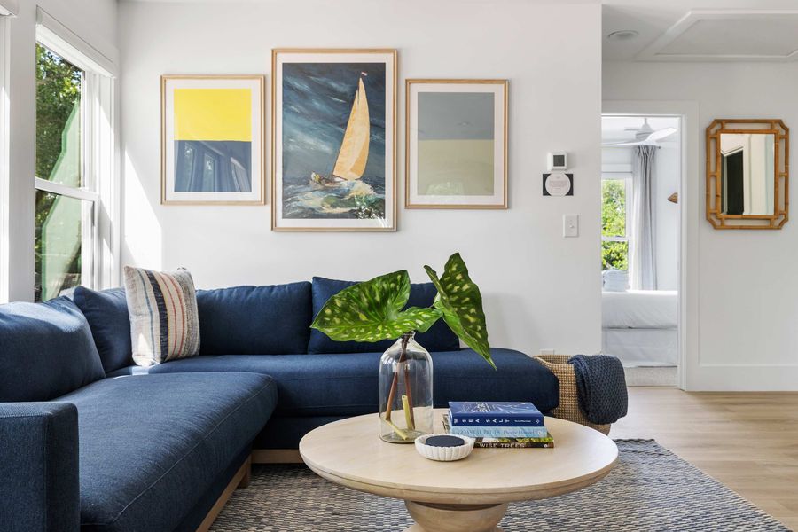 Spacious living room with seating for your entire group!