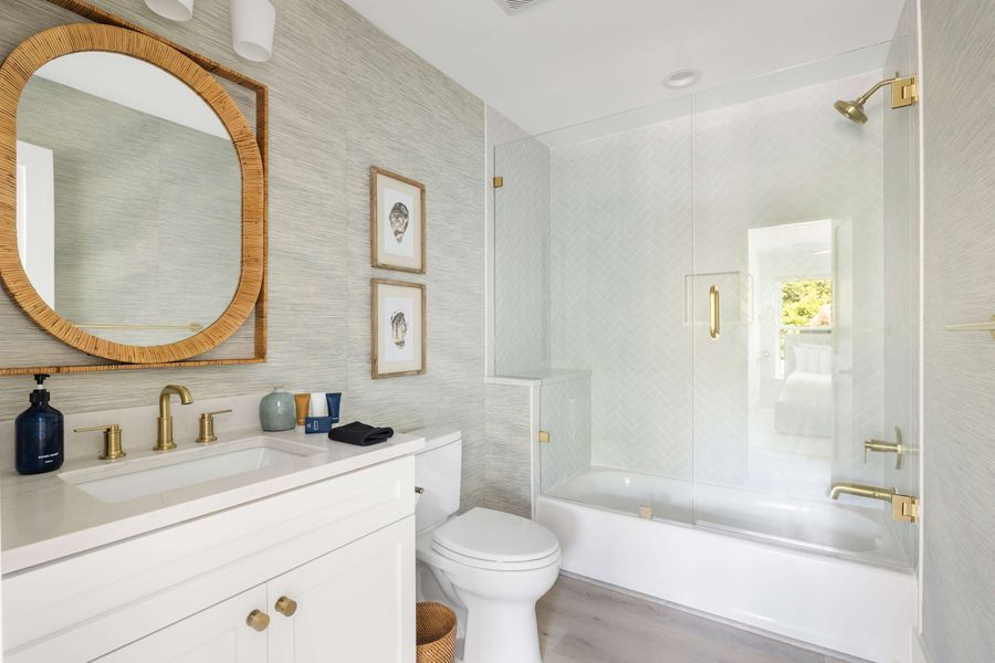 Bathroom #1: Shower + Tub Combo