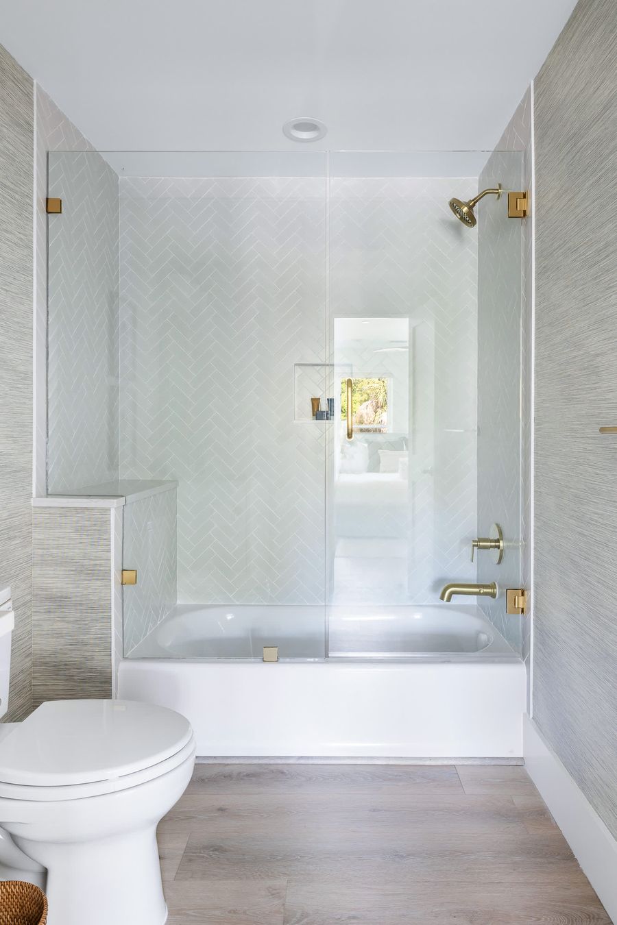 Bathroom #1: Shower + Tub Combo
