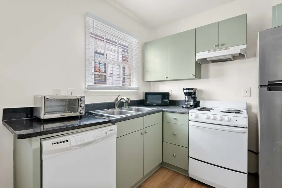 Fully equipped kitchen with everything you need to cook a meal!