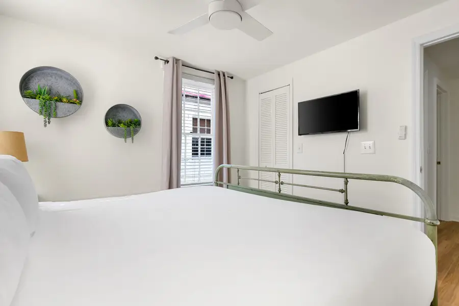 Bedroom #1: King Bed + TV