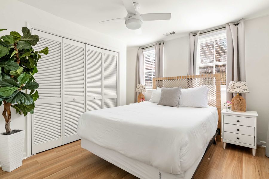 First floor: Bedroom #3: Queen Bed 