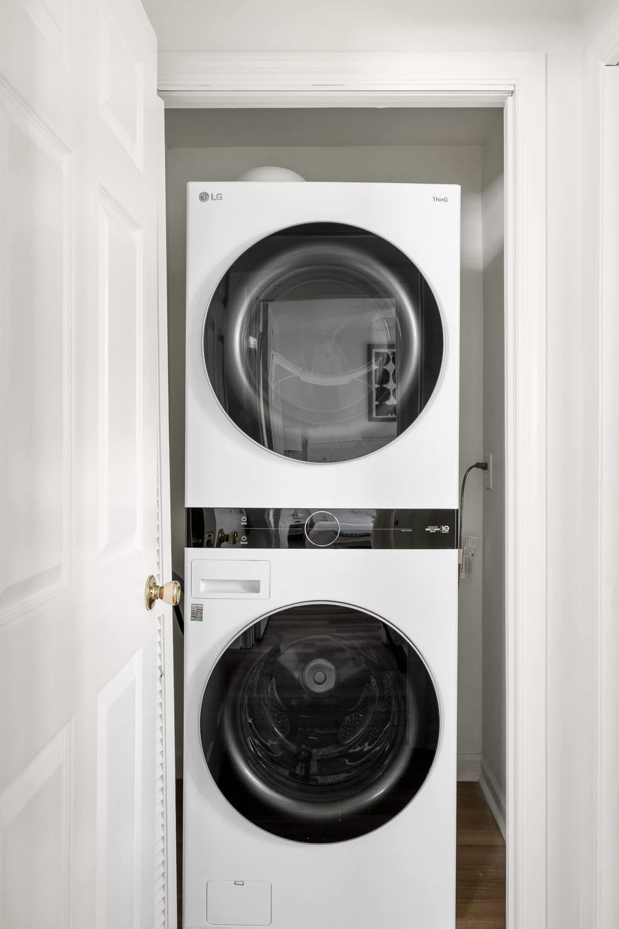 First floor washer + dryer for your use!
