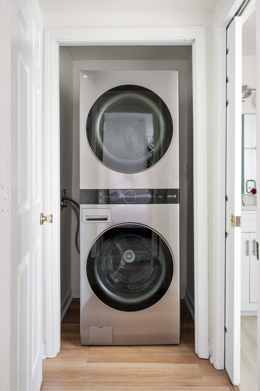 Second floor washer + dryer for your use!