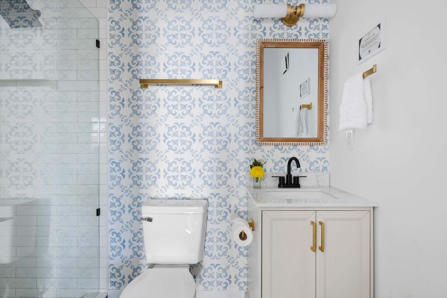 Bathroom #1: Walk-in shower