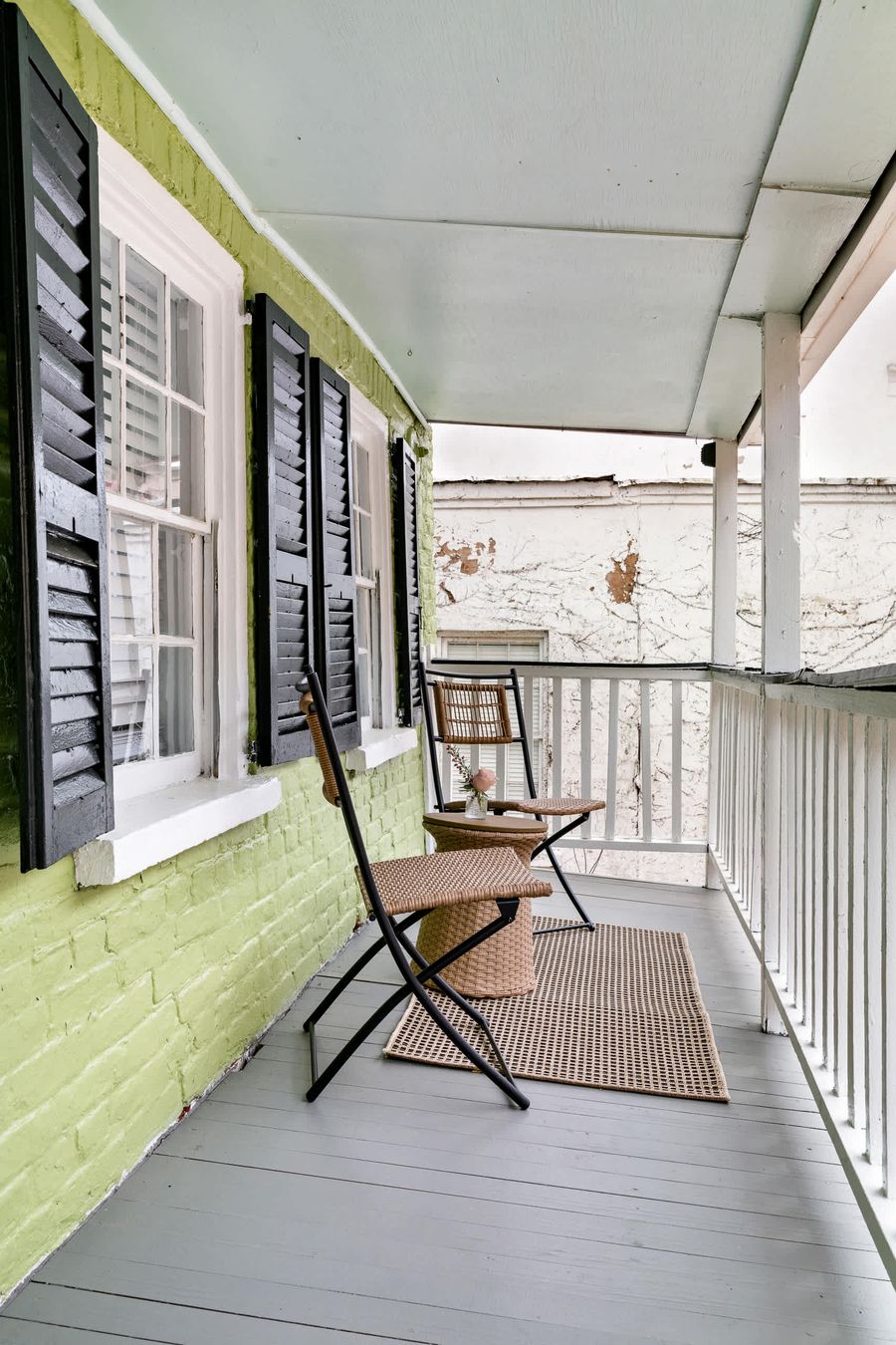 Additional porch seating area